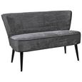 Sitzbank in Grau 'Lord' 3-Sitzer - Schwarz/Grau, Trend, Holz/Holzwerkstoff (179/83/75cm) - Livetastic Sitzbank in Grau 'Lord' 3-Sitzer - Schwarz/Grau, Trend, Holz/Holzwerkstoff (179/83/75cm) - Livetastic