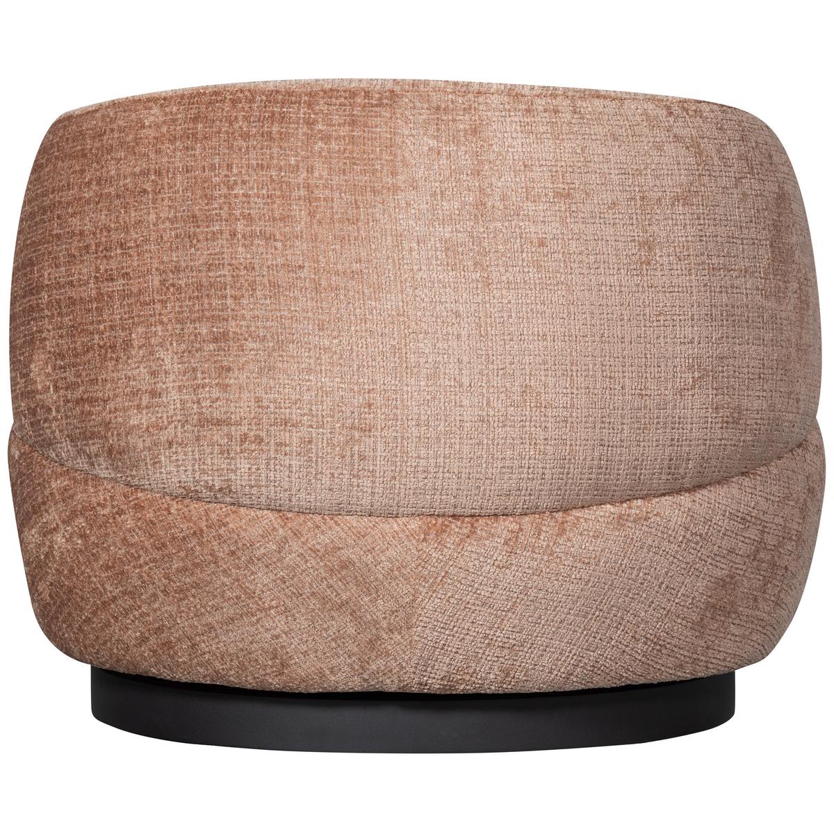 Sessel Woolly Sandfarben B: 84 cm - Sandfarben/Schwarz, Design, Textil/Metall (84/71/88cm) - Livetastic