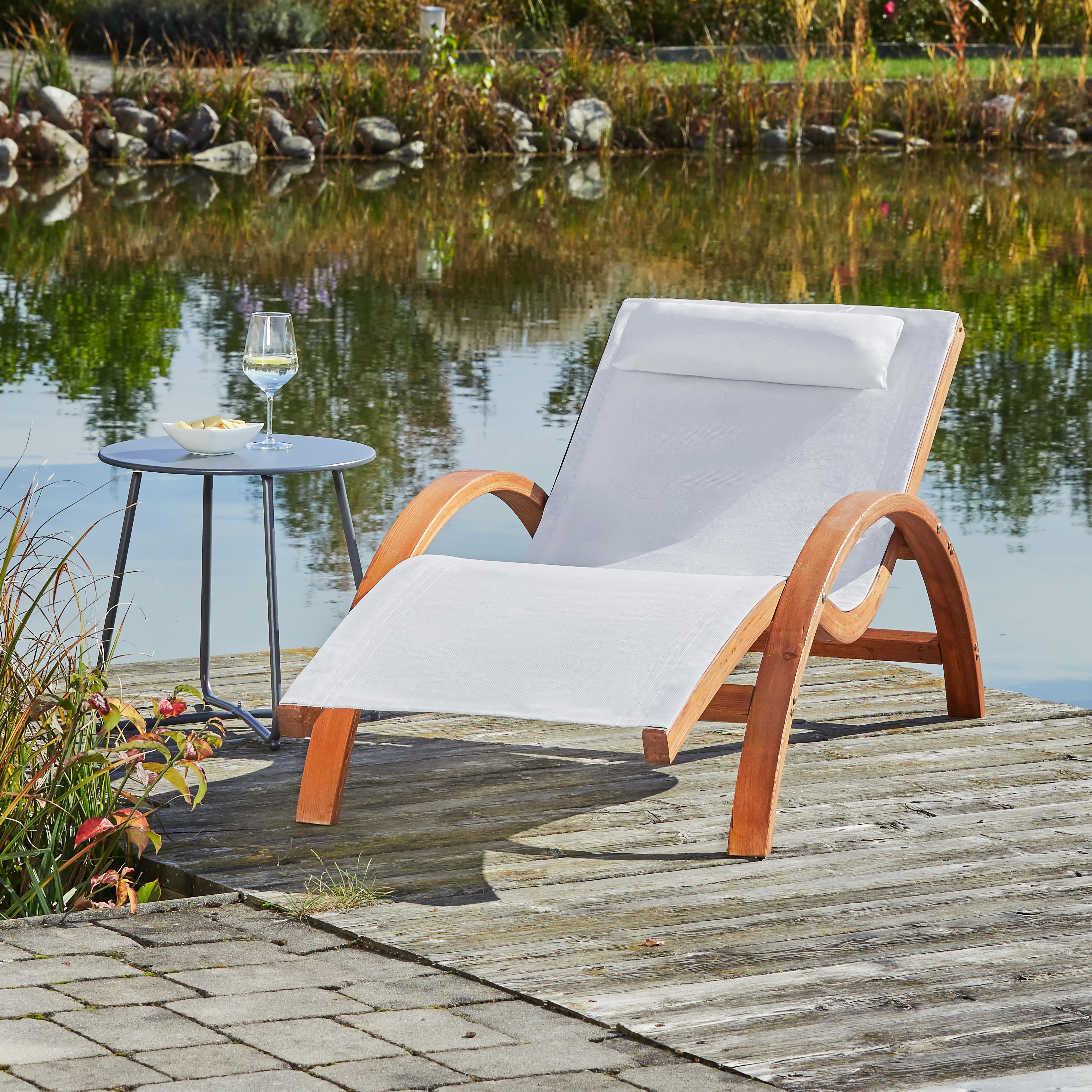 Garten Relaxliege In Schwarz Online Bestellen