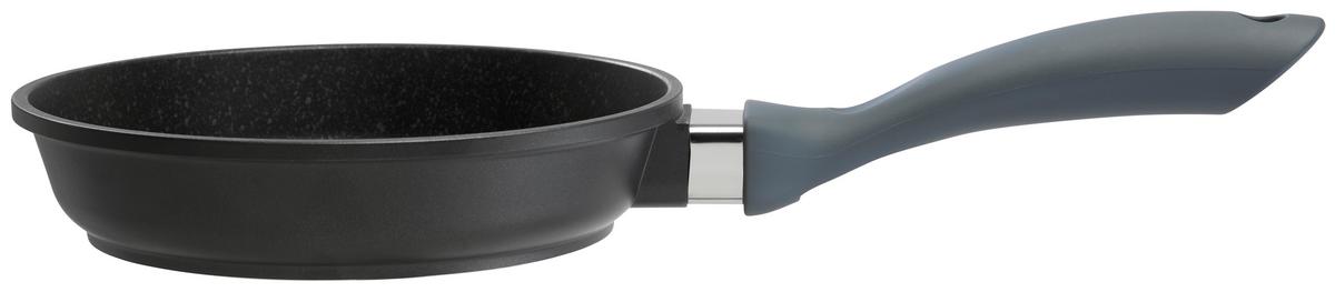 Bratpfanne Smart Ø ca. 20cm - Silberfarben/Schwarz, KONVENTIONELL, Kunststoff/Metall (20/4,5cm) - Mömax