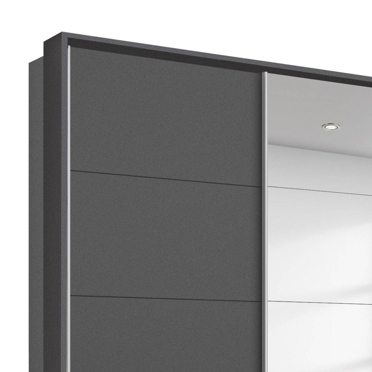 Ramă pentru dulap MIAMI - gri, Modern, material pe bază de lemn (278/233/64cm)