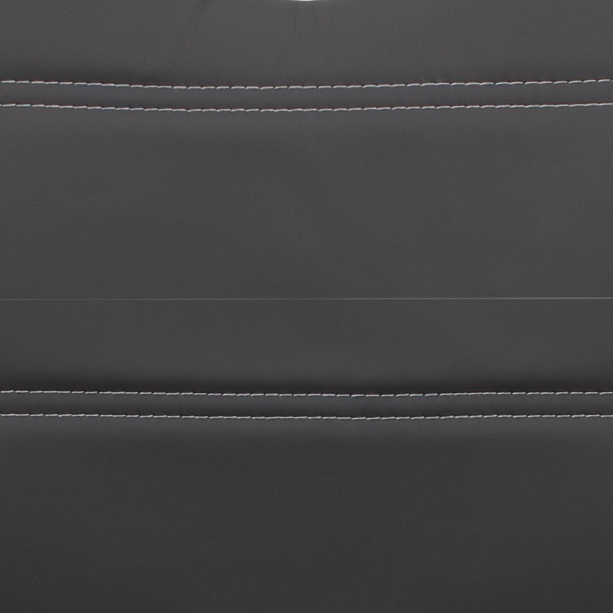 Barhocker Set mit Lehne und 360°drehbar 2-tlg Miranda Grau - Chromfarben/Weiß, MODERN, Textil/Metall (38/97-119/50cm) - MID.YOU