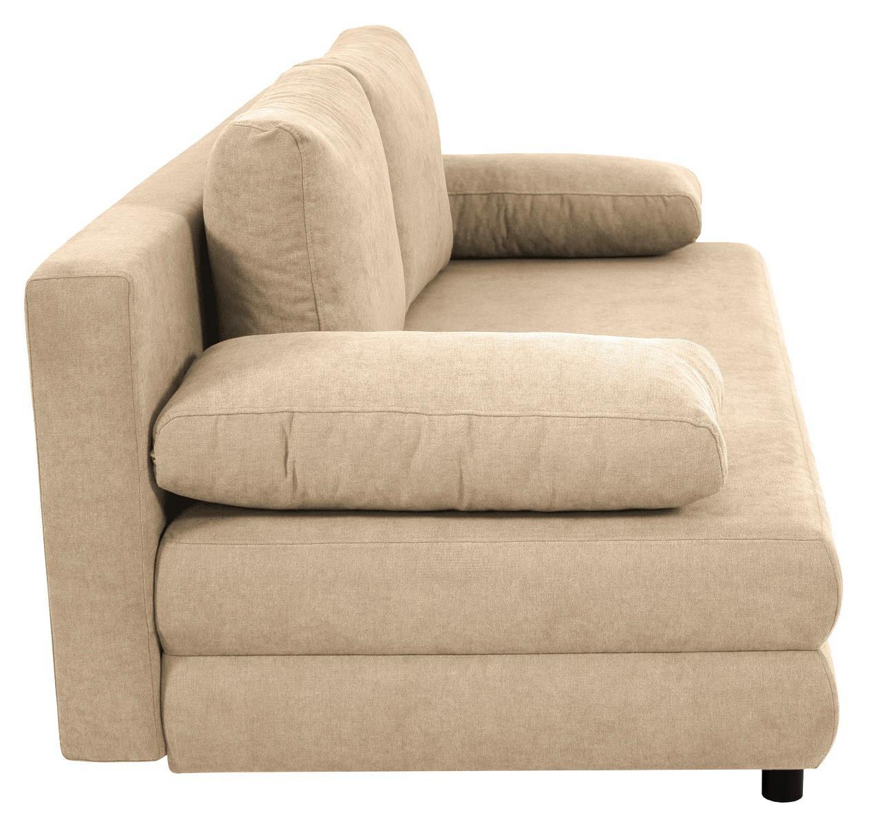 Kanapéágy Taras - bézs, Design, textil/fa (197/77/92,5cm)