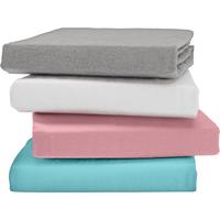 Gumis Lepedő Flauschi 100/200cm - világosszürke/rózsaszín, textil (100/200cm) - Modern Living