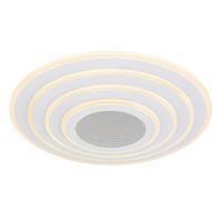 LED-Deckenleuchte Jocelyn in Opal/Weiß max. 40 Watt - Opal/Weiß, Kunststoff/Metall (42/6.7cm) - Globo