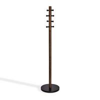 Kleiderständer Dunkelbraun - Dunkelbraun, Basics, Holz (51/165cm) - Umbra