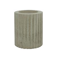 Kerzenhalter Liona Grau - Grau, Keramik (5,6/6,5cm) - Mömax