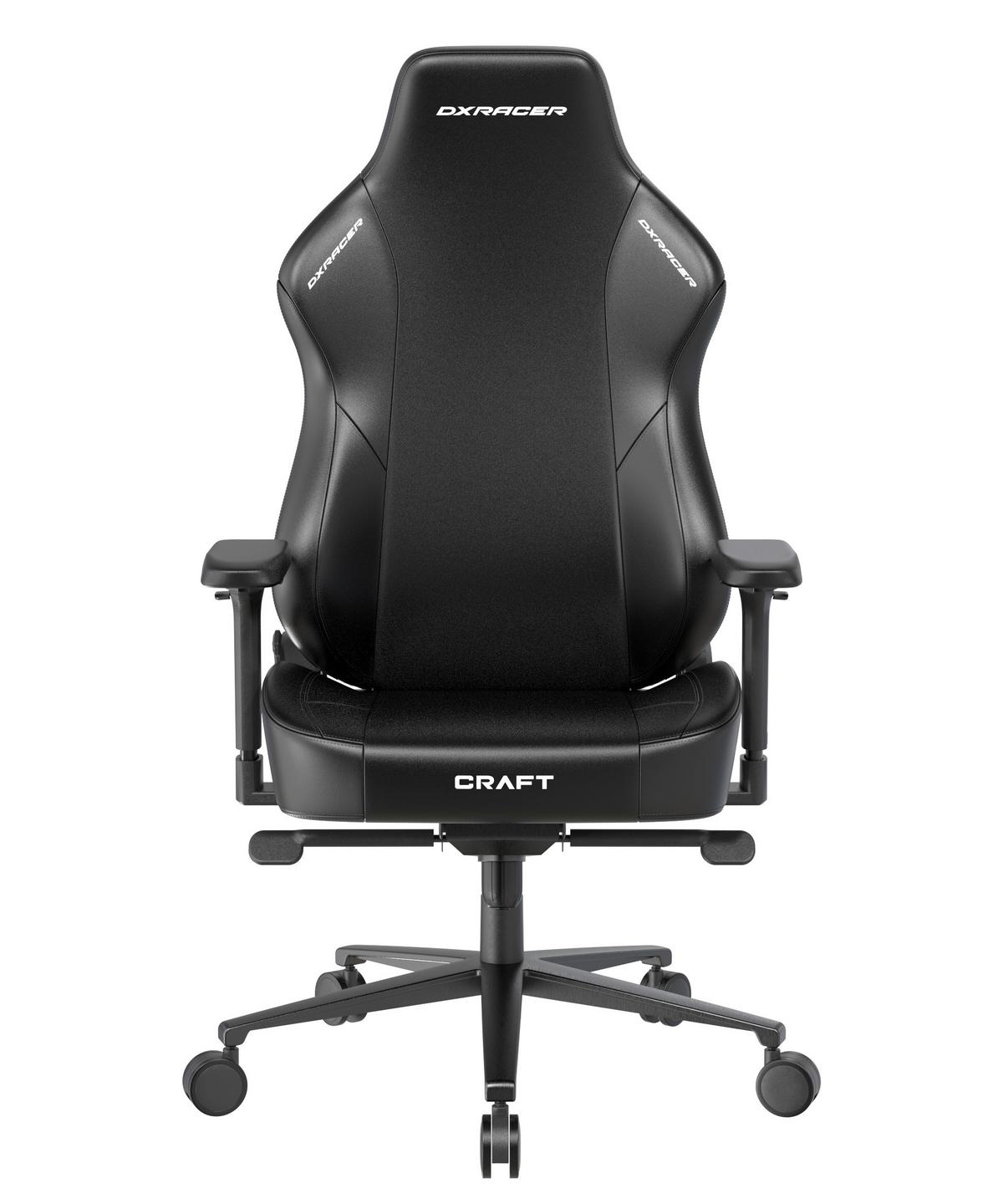 Gamingstuhl Craft Schwarz - Schwarz, KONVENTIONELL, Textil/Metall (70/132/70cm) - Dxracer