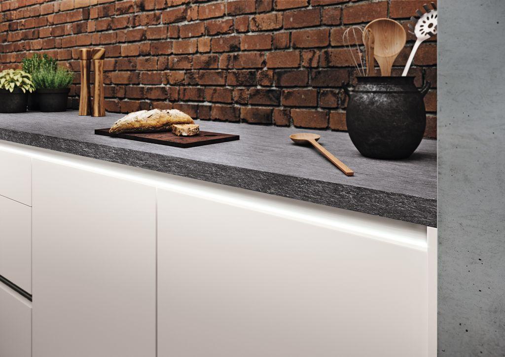Einbauküche IP 1200 in Grau/Weiß - Weiß/Grau, MODERN, Holzwerkstoff - Impuls