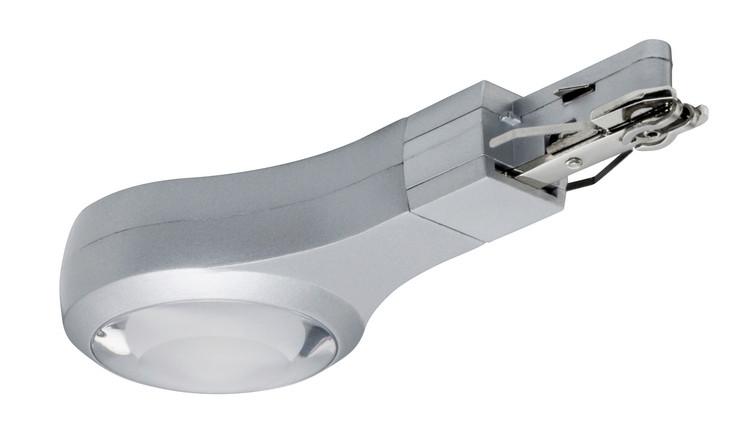 Schienensystem-Endkappe LED End Cap max. 5,8 Watt - Chromfarben, Design, Metall (14,1/2,7/5,7cm) - Paulmann