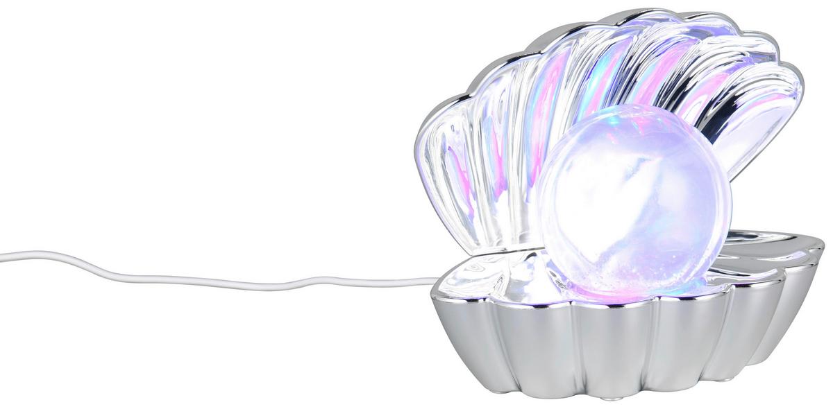 LED-Dekoleuchte Alfred Chromfarben max. 0,8 Watt - Chromfarben, Modern, Kunststoff (17,5/12,5/14,5cm) - Mömax