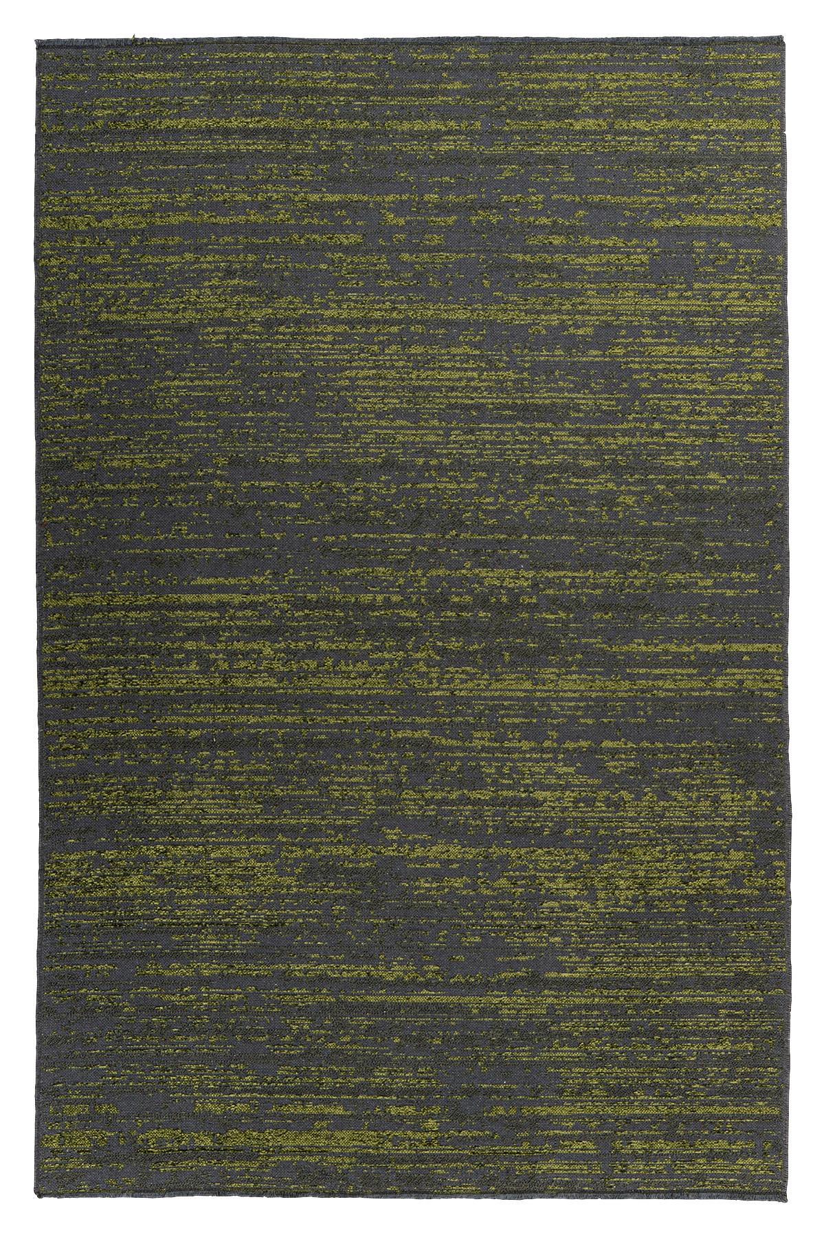 Flachwebeteppich Kalevi 100 - Grün, Konventionell, Textil (160/230cm) - Kayoom