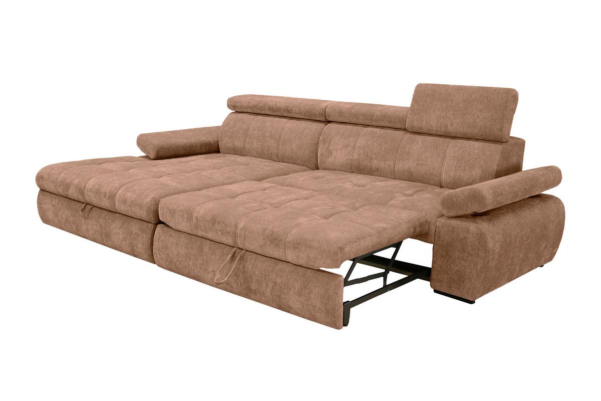 Coltar VEGAS - teracotă, Design, lemn/textil (173/294cm) - Modern Living