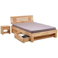 Raft pentru pat Elisabeth - duramen de fag, Konventionell, lemn (140/21/10cm)