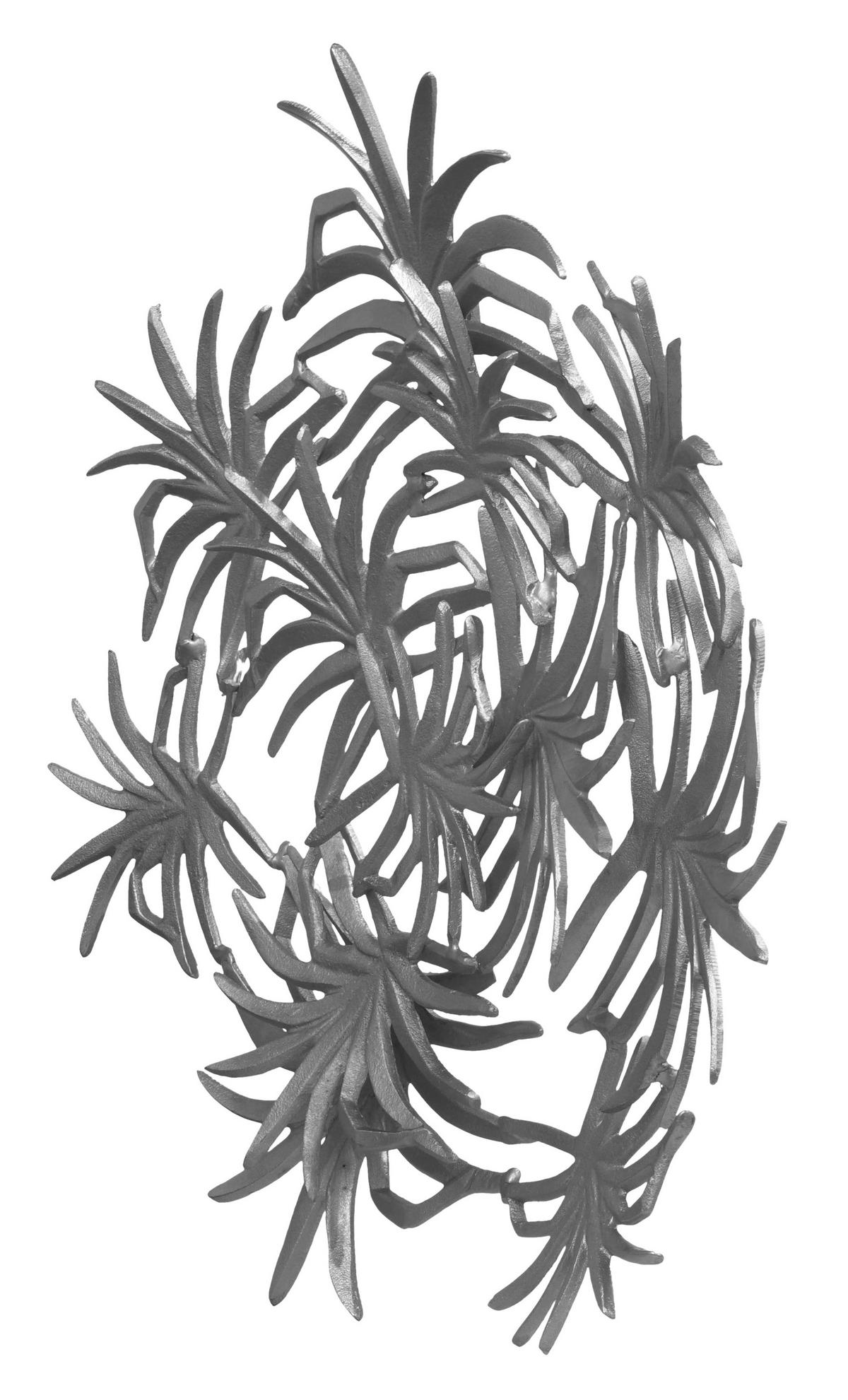 Wanddeko Domizil - Schwarz, Lifestyle, Metall (70/9/70cm) - Kayoom