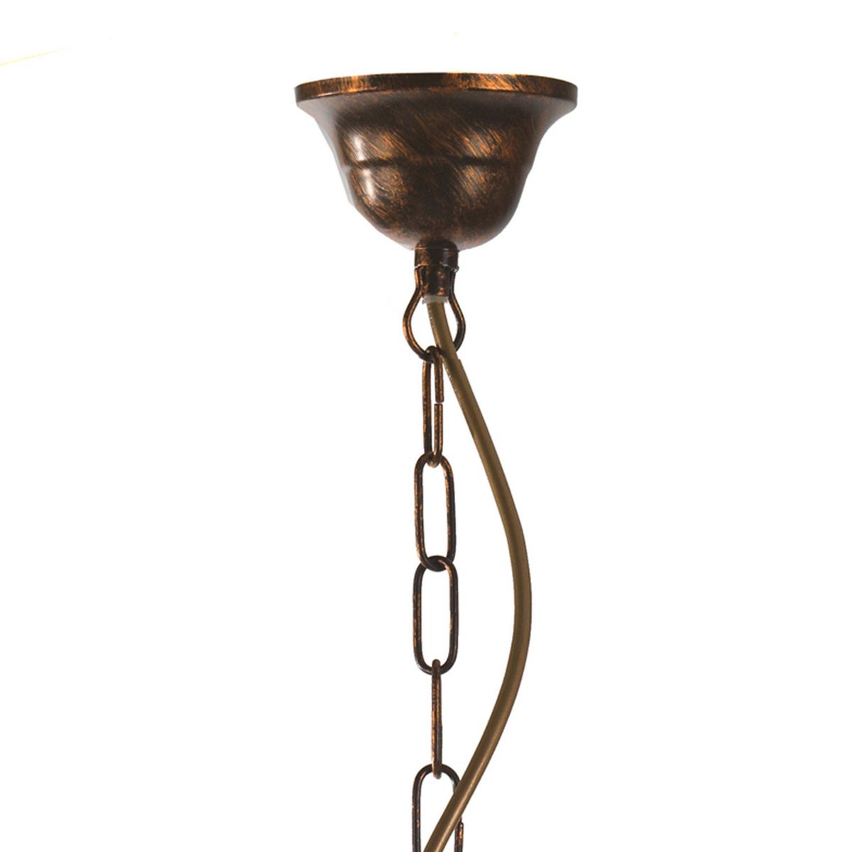 Hängeleuchte Contessa Bronzefarben max. 22 Watt - Bronzefarben, KONVENTIONELL, Metall (45/105cm)