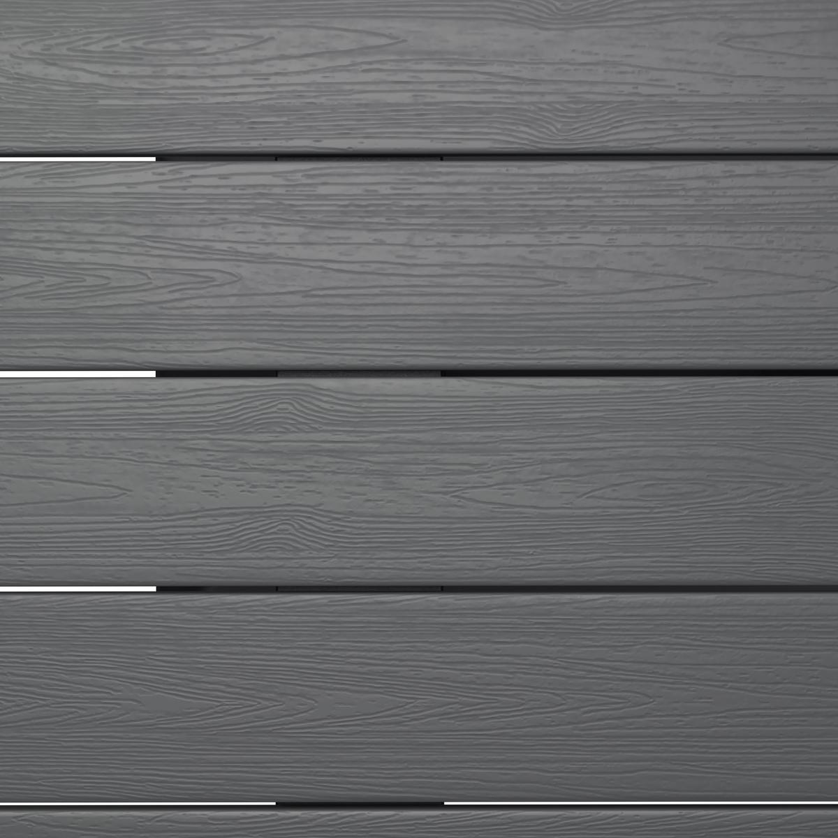 Dining-Loungeset Pergolina Grau Metall/Outdoorstoff - Dunkelgrau/Hellgrau, MODERN, Kunststoff/Textil (194/245cm) - Bessagi Garden