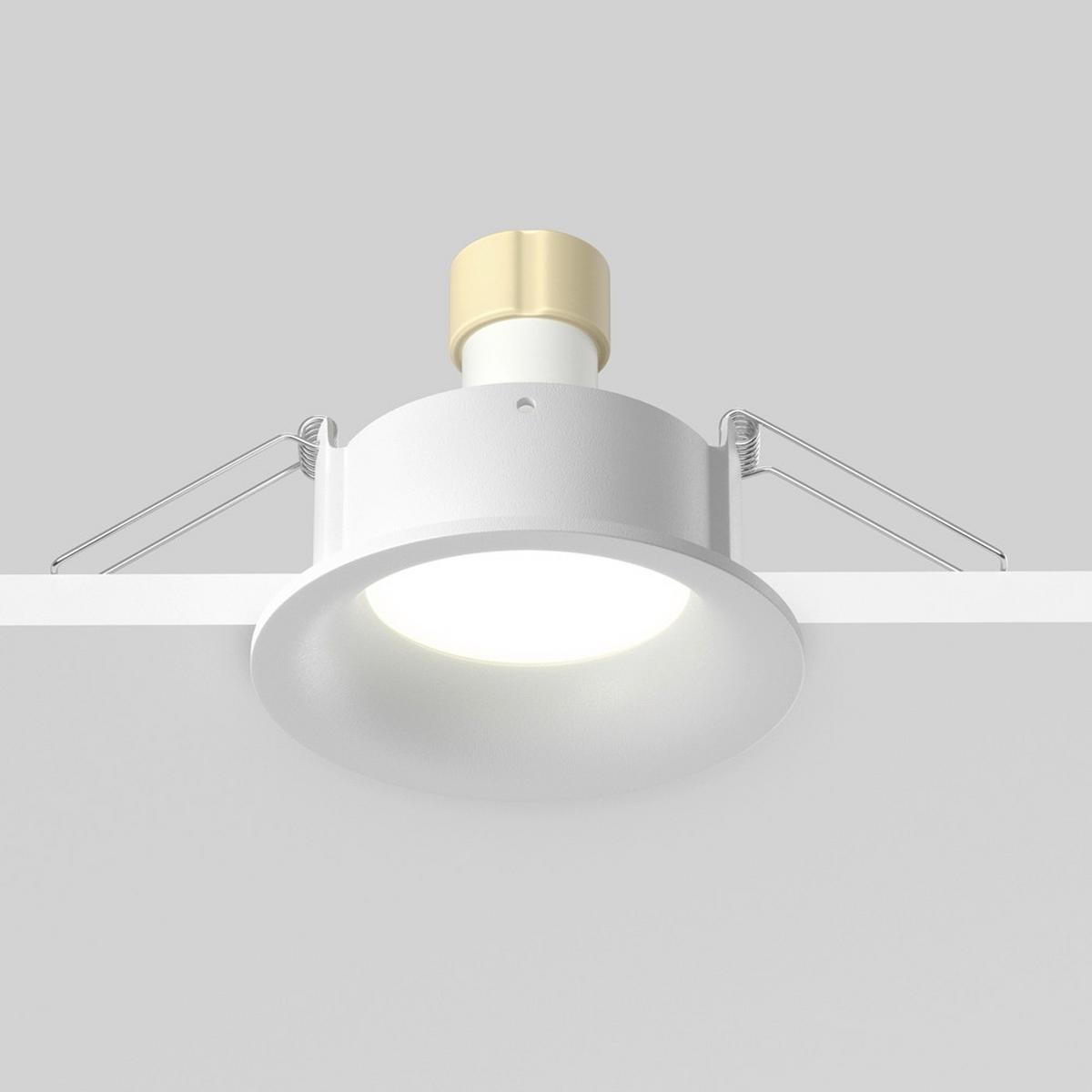 DECKENLEUCHTE SLIM - Weiss, Modern, Metall (8,5/4cm) - MAYTONI