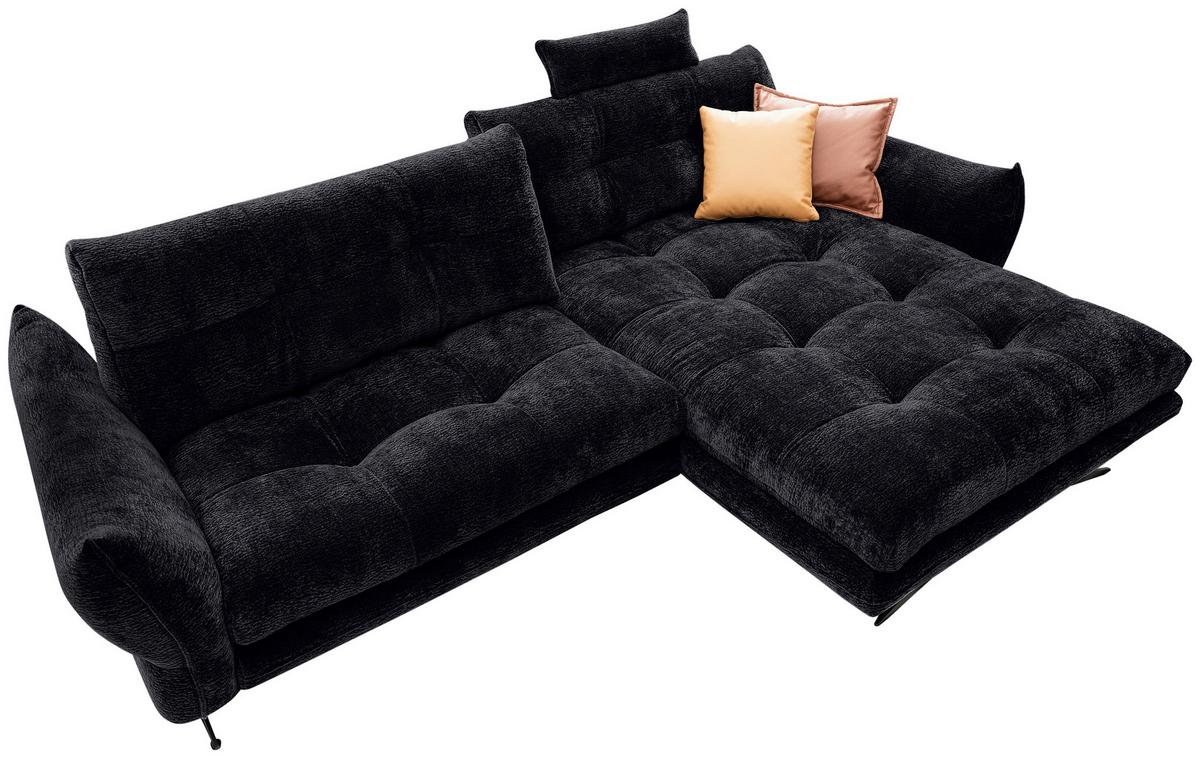 Coltar BAXTER - grafit, Modern, textil (280/68-87/177cm) - Premium Living