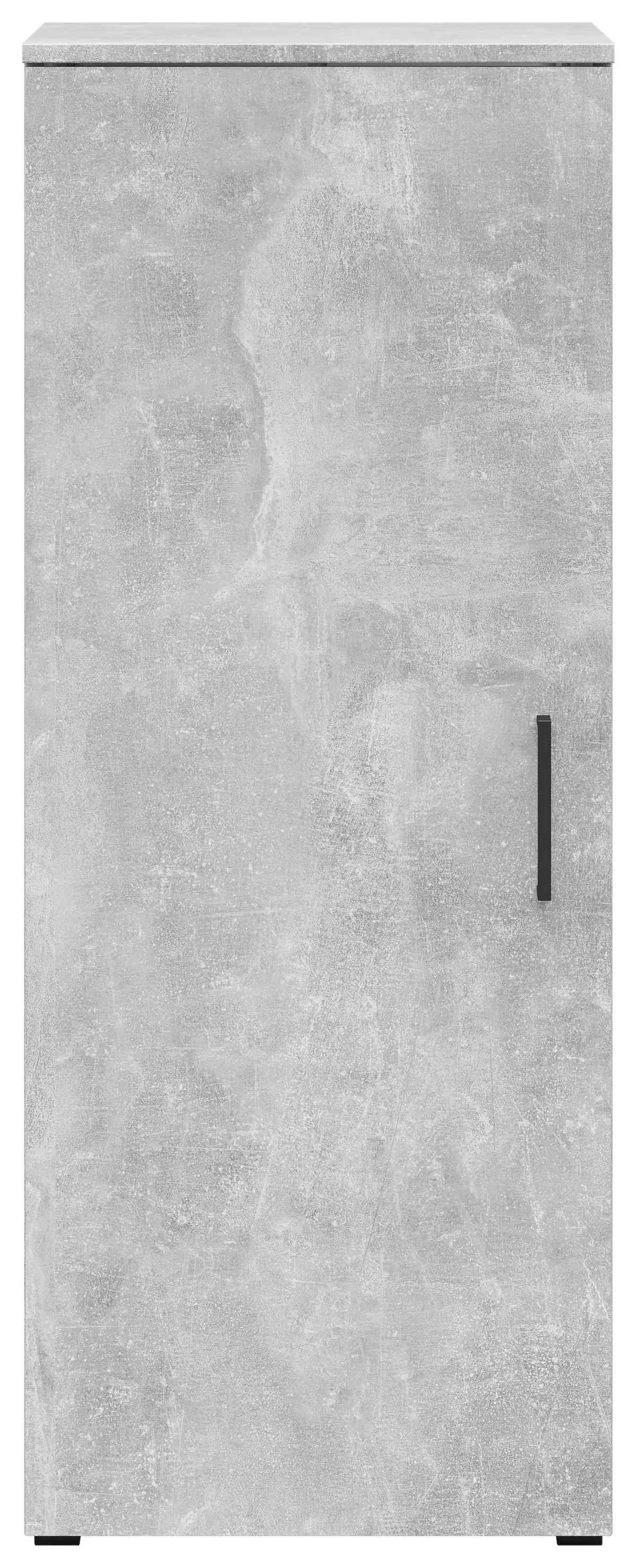 Kommode Multistauraum Betonoptik - Anthrazit/Schwarz, Modern, Holzwerkstoff/Kunststoff (45cm) - Premium Living