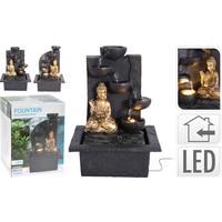 Szobaszökőkút Buddha - műanyag (22/19/29cm)