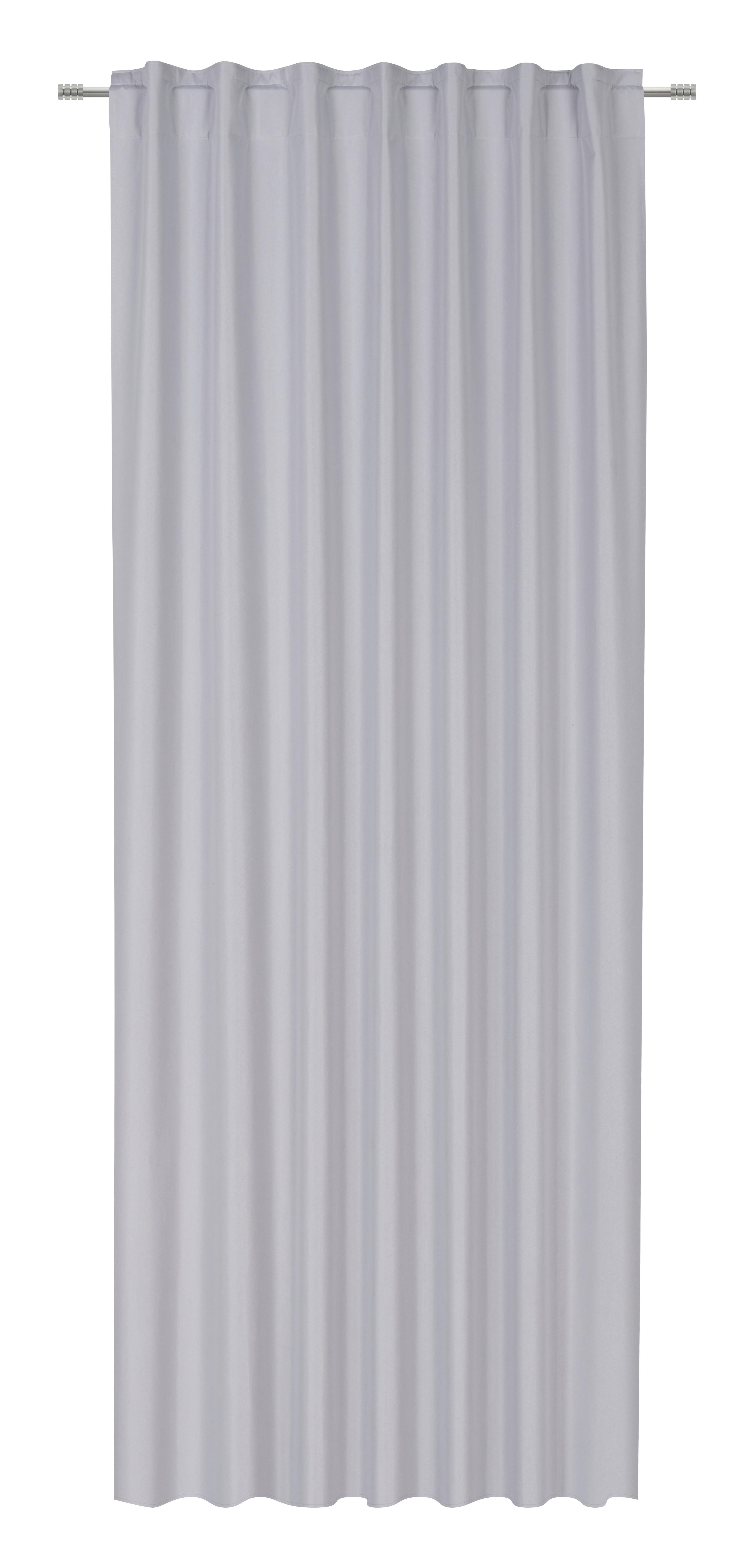 Verdunkelungsvorhang Tom Grau ca. 135x245cm - Grau, KONVENTIONELL, Textil (135/245cm) - Based