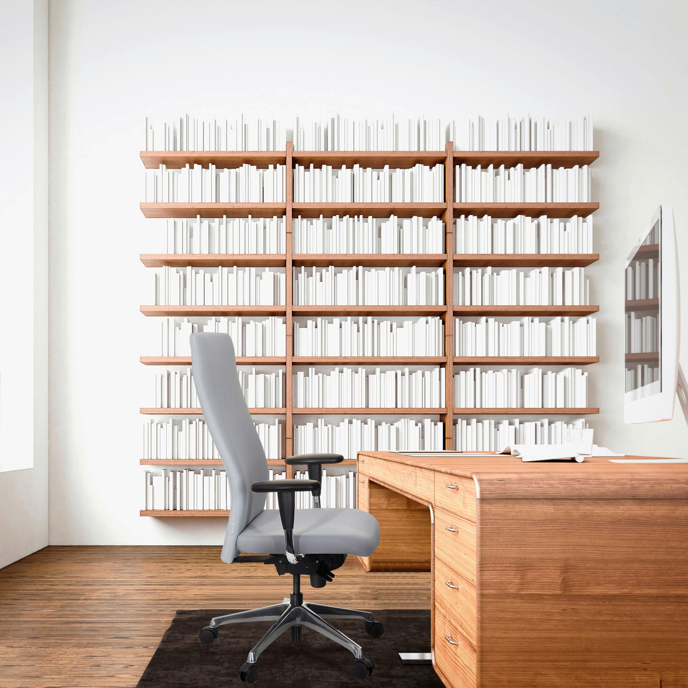 Pisarniški Stol Office-tec, Svetlo Siva - siva/barve aluminija, Moderno, kovina/umetna masa (58/131/54cm) - MID.YOU