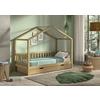 Hausbett Dallas Eiche - Eichefarben/Naturfarben, MODERN, Holz (90/200cm) - Vipack