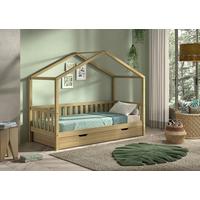 Hausbett Dallas Eiche - Eichefarben/Naturfarben, MODERN, Holz (90/200cm) - Vipack