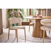 STOL IDA - beige/ekfärgad, Design, metall/trä (50/80/57cm) - Mömax