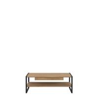 Dohányzóasztal High Rock - tölgyfa színű/fekete, Design, faalapú anyag (111/40/60cm) - Mömax