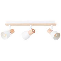 Strahler Daintree Naturfarben/Weiß max. 28 Watt - Naturfarben/Weiß, Basics, Holz/Metall (47,5/16,5/7cm) - Brilliant