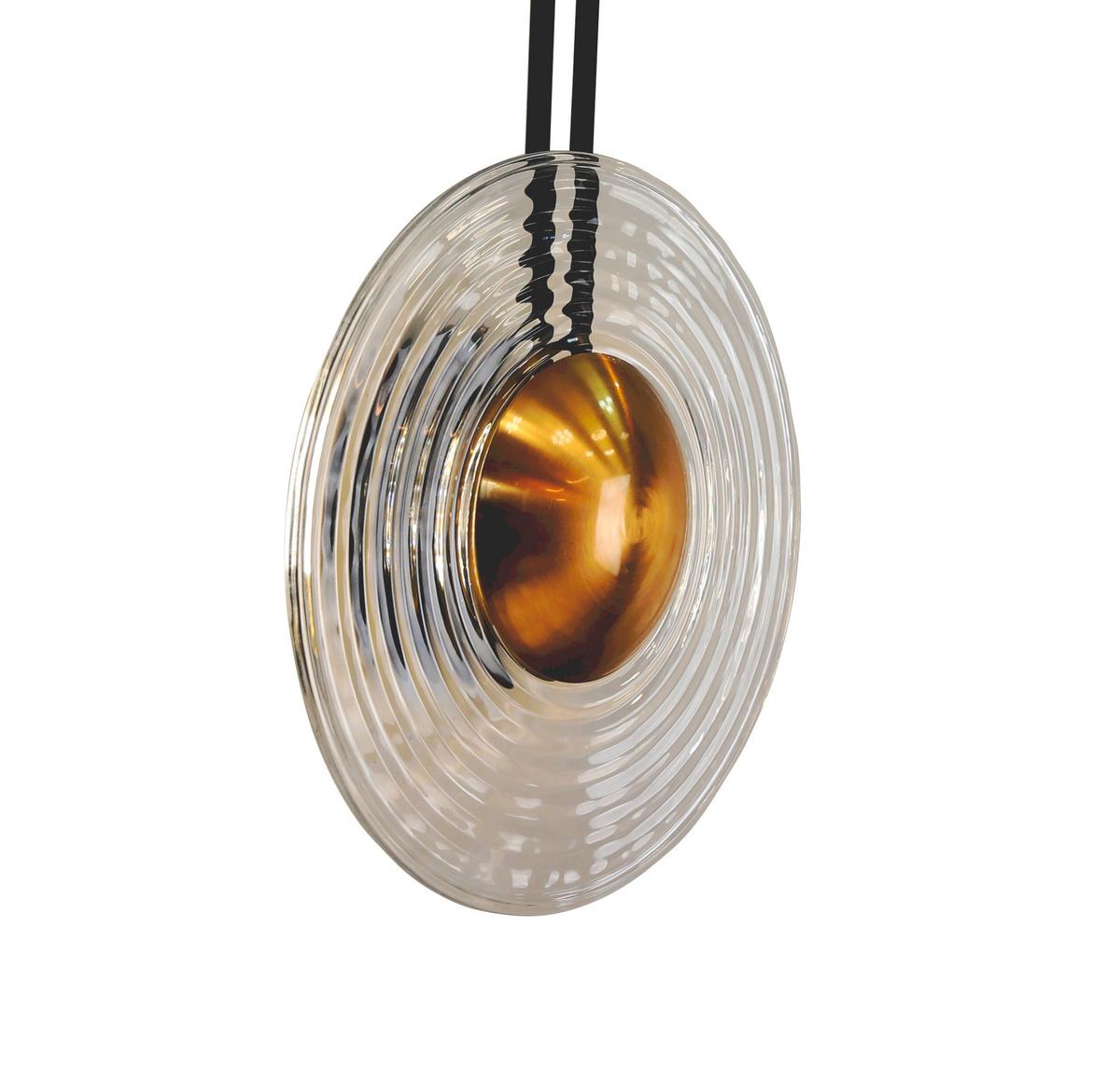 Led-wandleuchte Lp-1702/1w Tr Bell - Transparent, Konventionell, Glas (55.5/28/5cm)