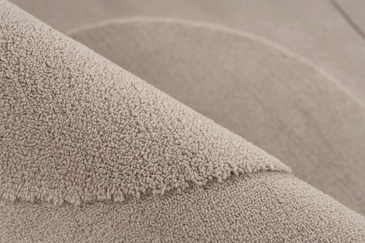 Flachwebeteppich Niburi 425 Taupe 120x170 - Taupe, Basics, Textil (120/170cm) - Kayoom