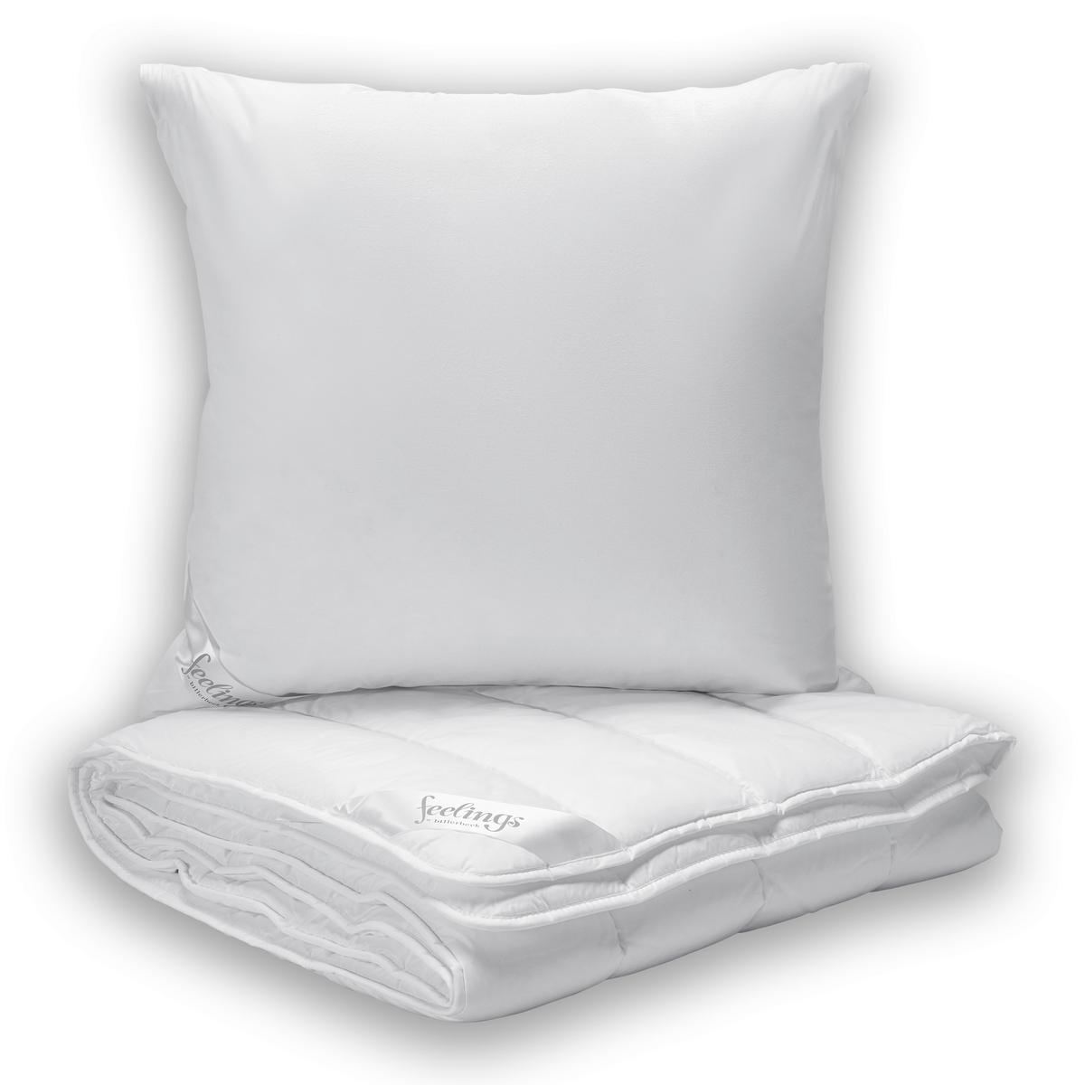 Bettenset Emotion Weiß ca. 135x200cm - Weiß (80x80/135x200cm) - Billerbeck