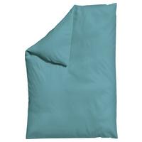 Bettdeckenbezug Woven Satin Blaugrau ca. 135-140x200cm - Blaugrau, Basics, Textil (135-140/200cm) - Schlafgut