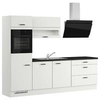 Küchenblock IBZ ohne Geräte ca. 270 cm Hellgrau - Edelstahlfarben/Hellgrau, Design, Holzwerkstoff (270cm) - Impuls