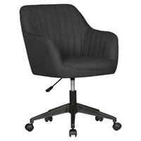 Schreibtischstuhl Mara ca. 65x83x65 cm Anthrazit - Anthrazit/Schwarz, MODERN, Kunststoff/Textil (65/83/65cm) - MID.YOU
