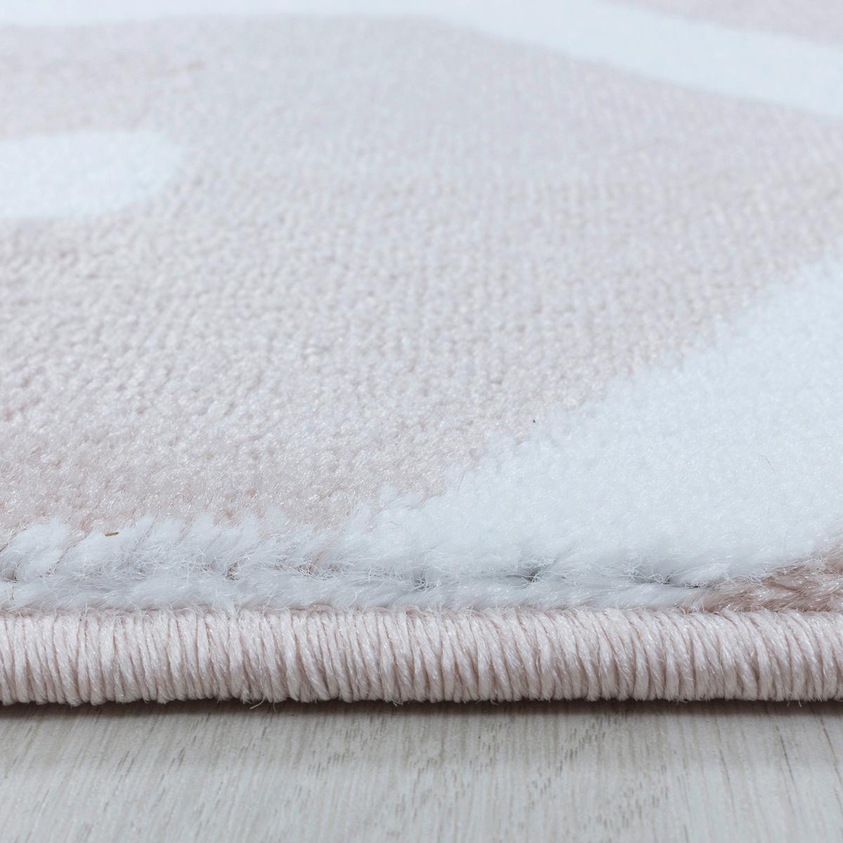 Webteppich Costa Pink ca. 200x290cm - Pink, Design, Textil (200/290cm)