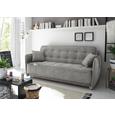 Sofa mit Schlaffunktion in Schlammfarbe 'Aron' - Schlammfarben/Silberfarben, MODERN, Holzwerkstoff/Kunststoff (216/95/95cm) - Livetastic Sofa mit Schlaffunktion in Schlammfarbe 'Aron' - Schlammfarben/Silberfarben, MODERN, Holzwerkstoff/Kunststoff (216/95/95cm) - Livetastic