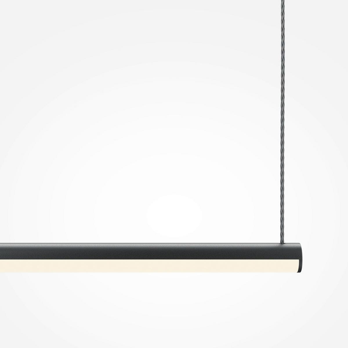 PENDELLEUCHTE HALO - Schwarz, Modern, Metall (80/17/36,7cm) - MAYTONI