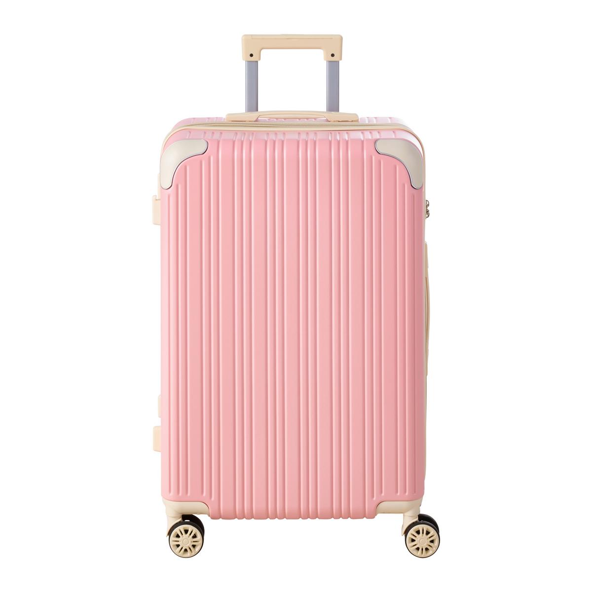 Reisekofferset Madeira Rosa, 3-teilig - Pink, KONVENTIONELL, Kunststoff/Textil - Mömax