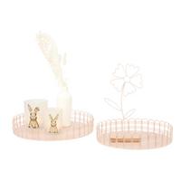 Teelichthalter Bella Hellrosa - Hellrosa, Basics, Kunststoff (7/8,3cm) - Modern Living