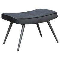 Hocker Uta Schwarz Samt - Schwarz, MODERN, Holzwerkstoff/Textil (60/39/41cm) - MID.YOU