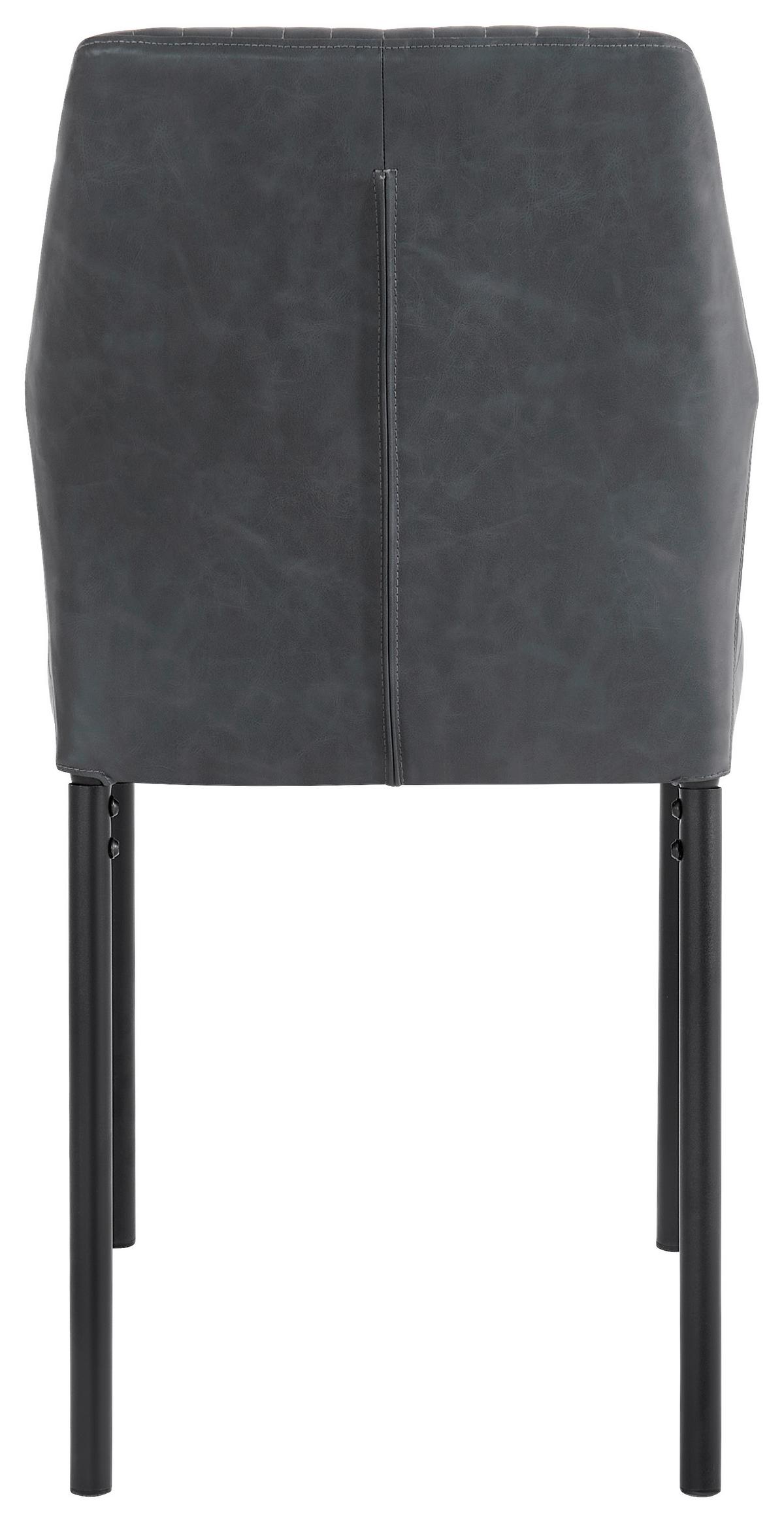 Stolica Hana - tamno siva/crna, Basics, metal/tekstil (44/86/52cm) - Best Price