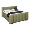 Boxspring Krevet Elysia - zelena/crna, Trend, drvni materijal/drvo (200/220cm) - Premium Living
