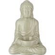 Držalo Za Čajno Svečko Buddha - siva, Trendi, keramika (11,6/9/16,7cm) - Mömax modern living Držalo Za Čajno Svečko Buddha - siva, Trendi, keramika (11,6/9/16,7cm) - Mömax modern living
