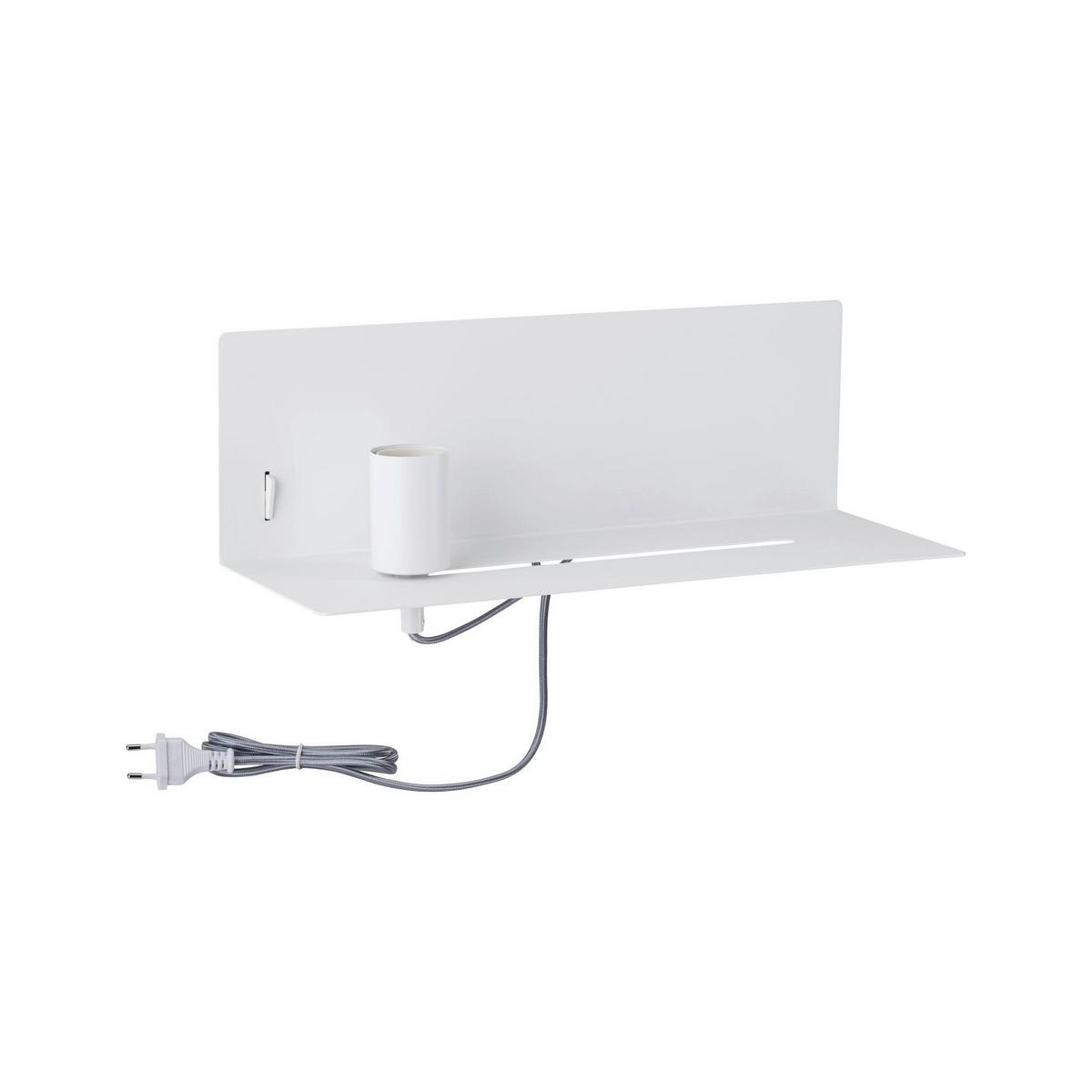 Wandleuchte Devara in Weiß max. 40 Watt - Weiß, LIFESTYLE, Metall (40/13cm) - Paulmann
