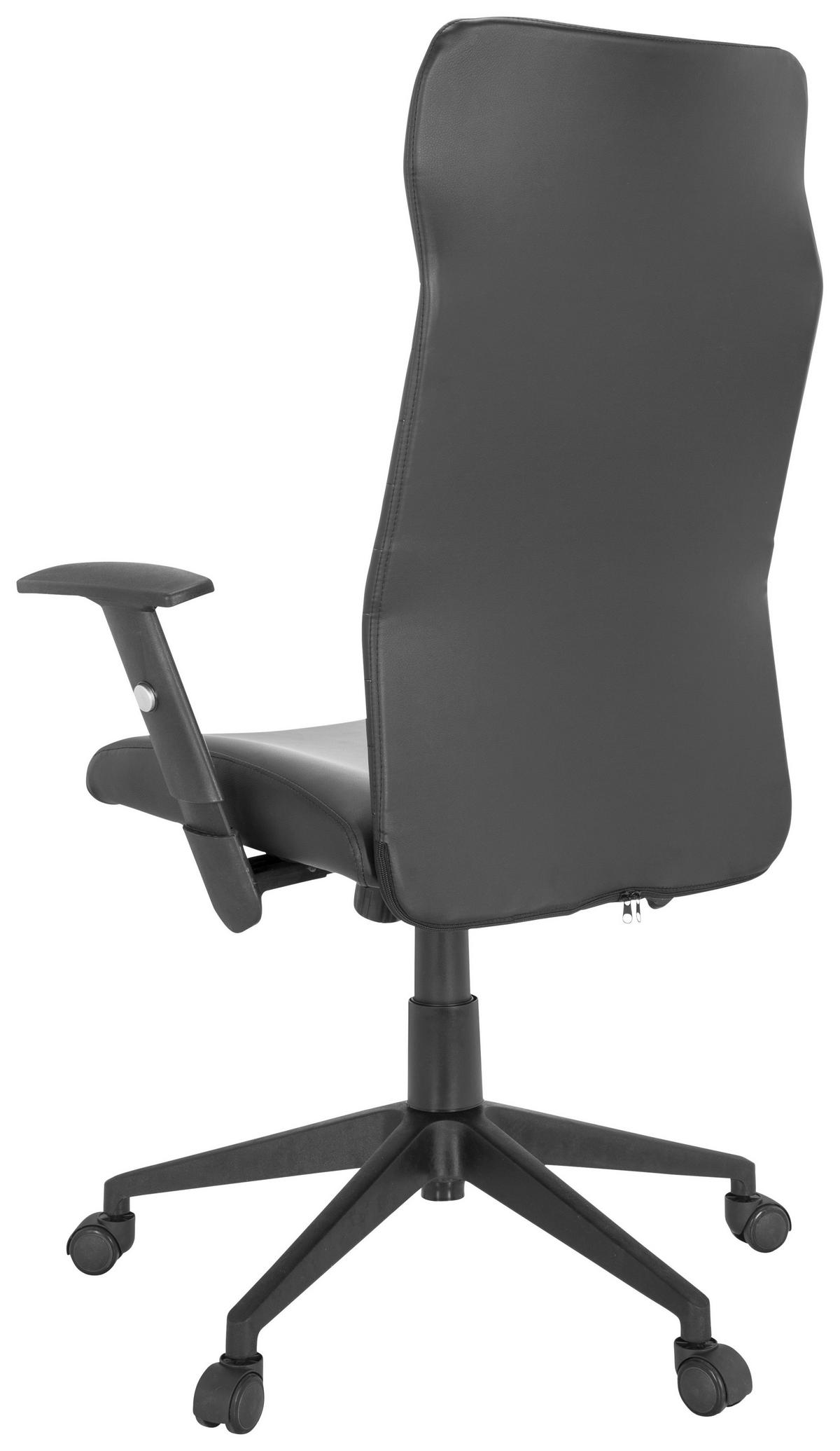Pisarniški Stol Arton 30, Črna - črna, Moderno, umetna masa/tekstil (72/115/55cm) - MID.YOU
