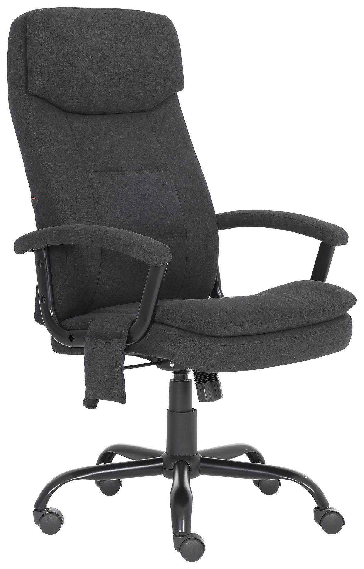 Uredska Stolica Massage - tamno siva/crna, Trend, metal/tekstil (62/115/60cm) - Modern Living